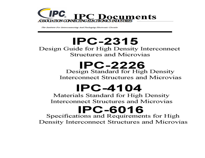 HDI电路板设计标准规范